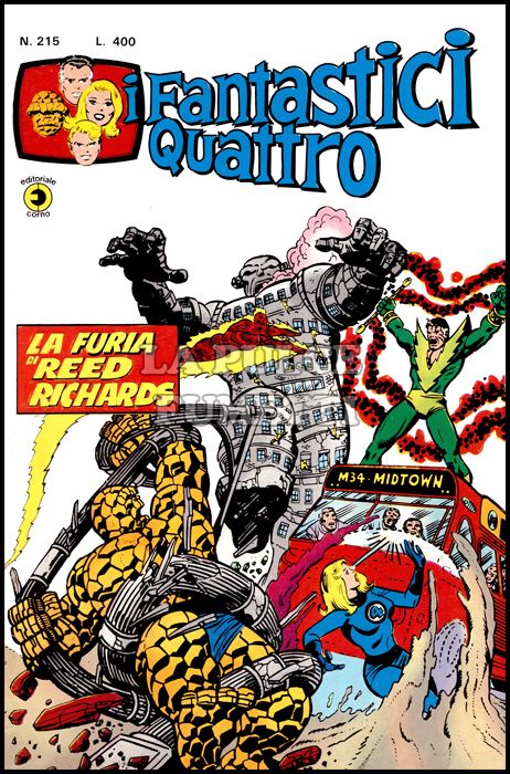 FANTASTICI QUATTRO #   215: LA FURIA DI REED RICHARDS